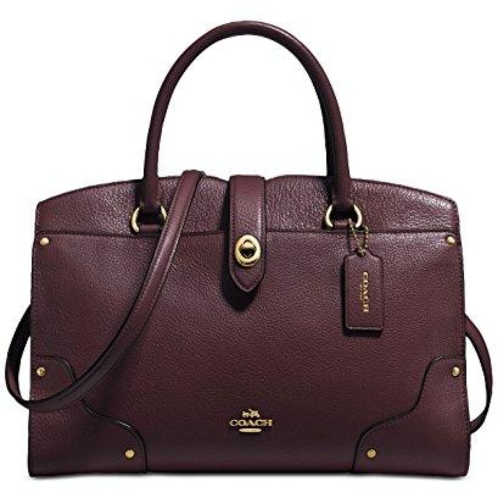 Coach Women's Mercer 30 Satchel - Light Oxblood